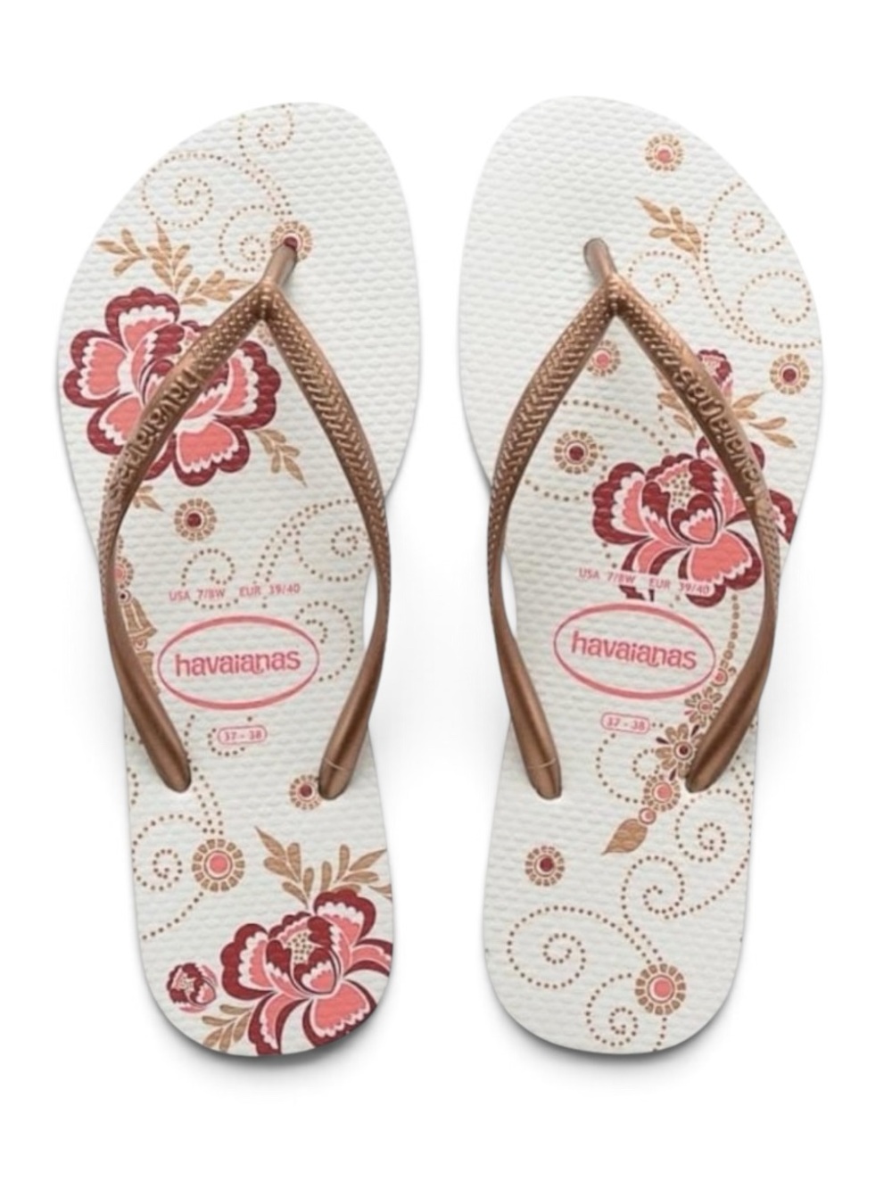 Havaianas Floral Flip Flop Sandals